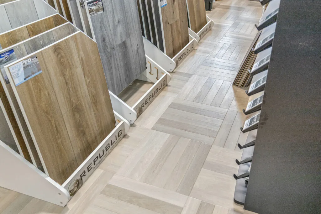 PTRT7169 Product samples at showroom | Carpet Direct Flooring