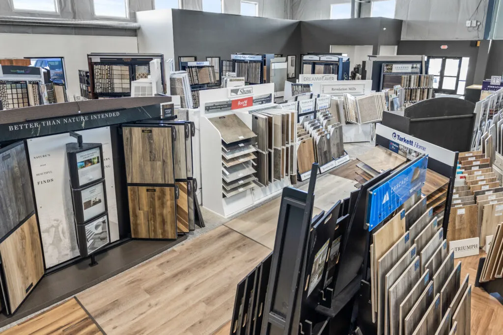 PTRT7178 Product samples at showroom | Carpet Direct Flooring