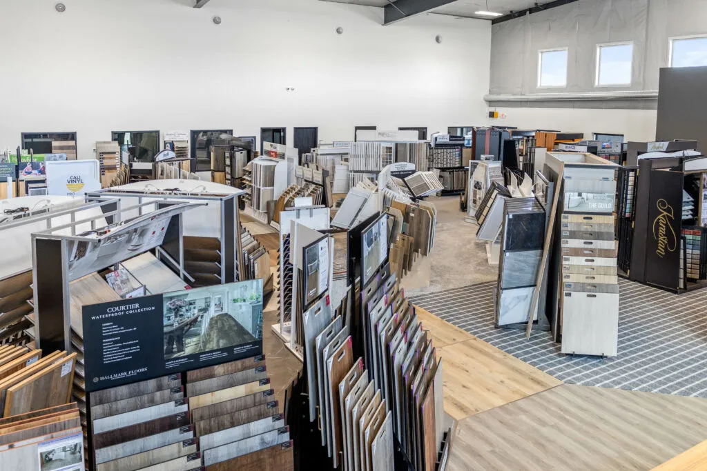 PTRT7201 Product samples at showroom | Carpet Direct Flooring