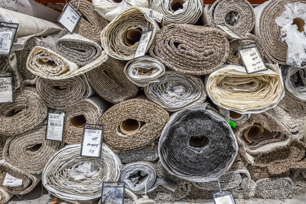 PTRT7227 Product samples at showroom | Carpet Direct Flooring