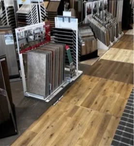 Product samples at showroom | Carpet Direct Flooring